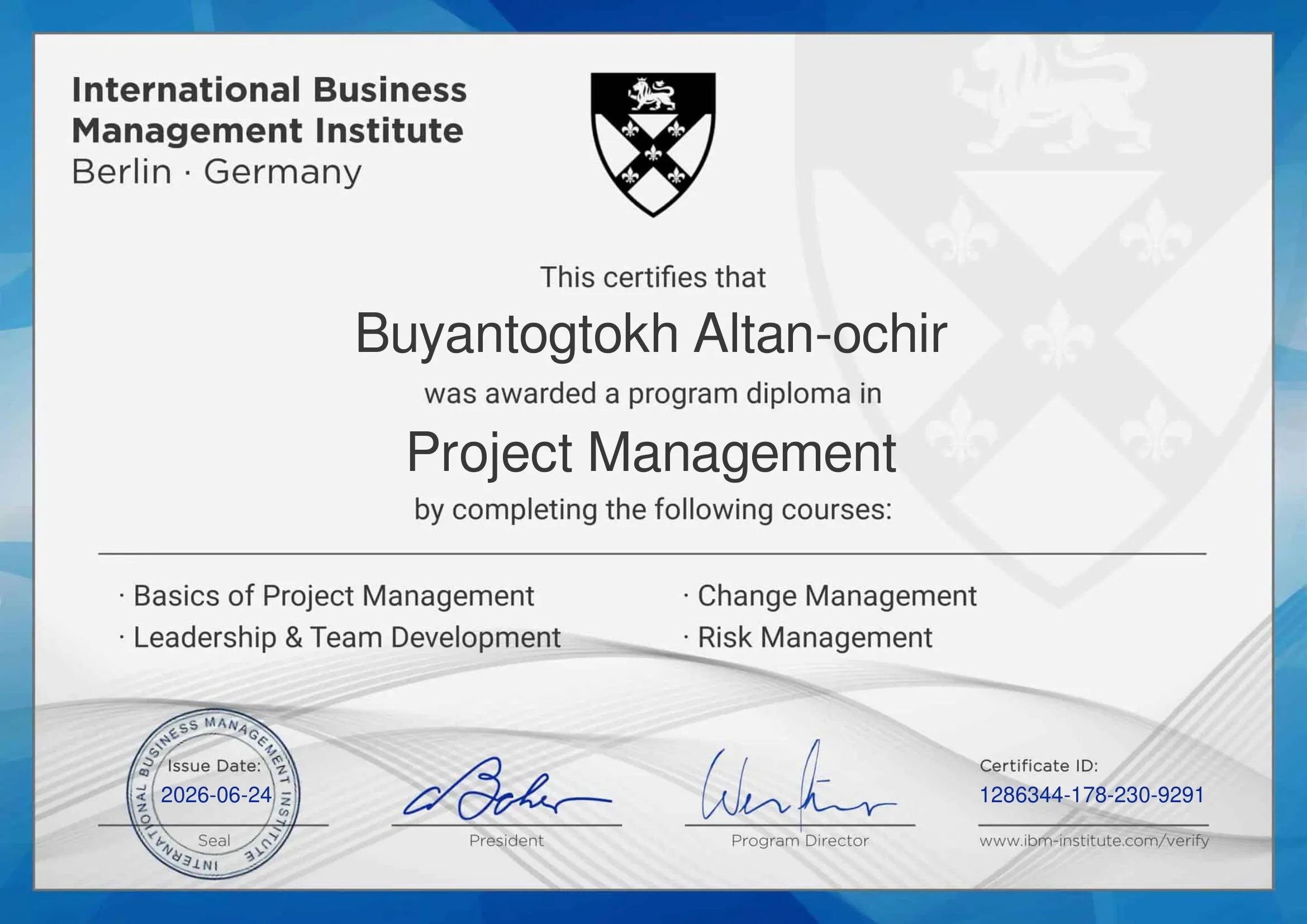 Project Management